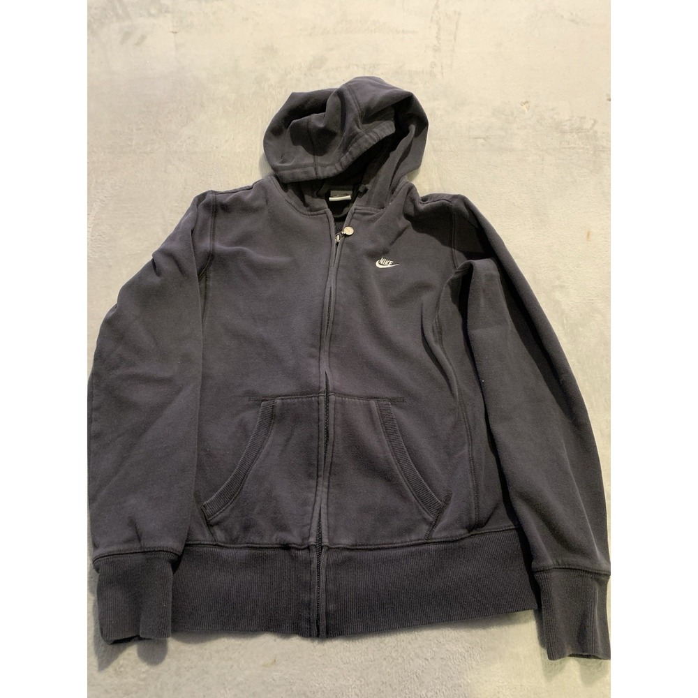 Nike Fleece Full Zip Hoodie Gray Youth Size‎ Large?